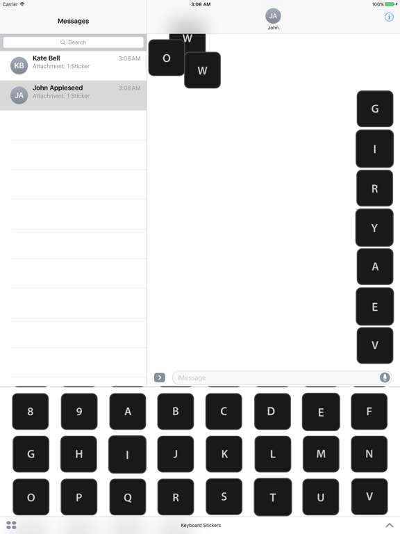 Screenshot #5 pour Keyboard Stickers!