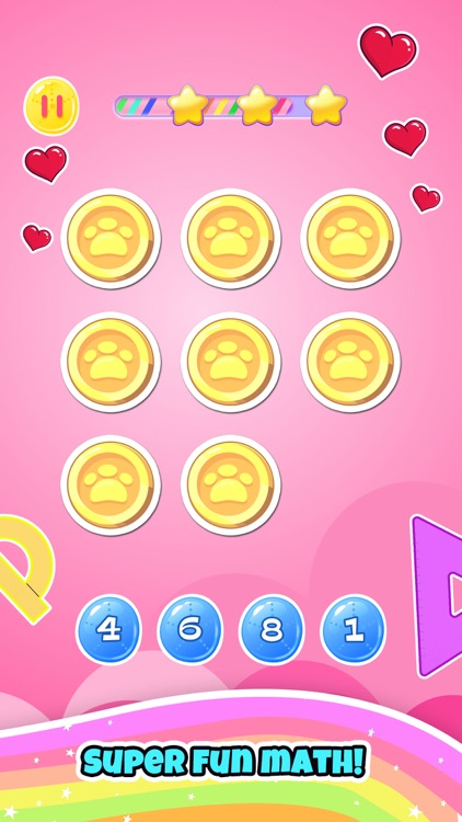 Baby Unicorn Girl Math Games screenshot-0