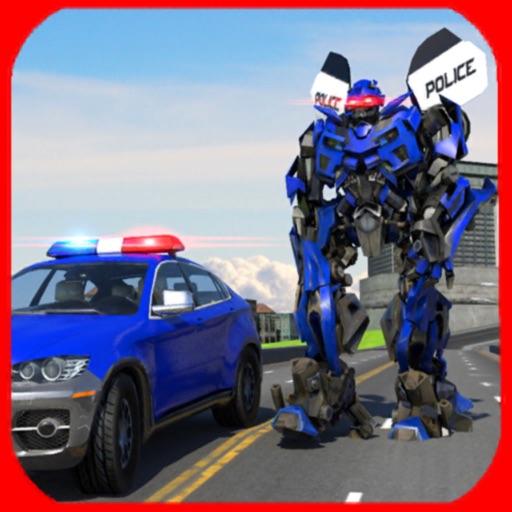 Robot Hero Police Car Transform Racing & Shooting Game: Kill