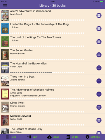 Avalon Reader for FB2 books - náhled