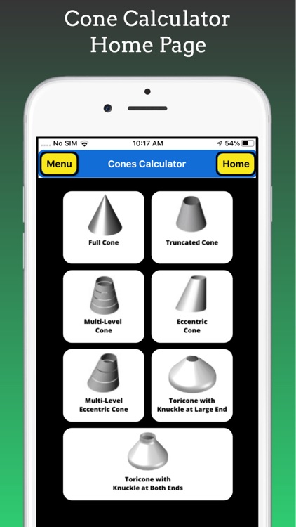 cone skin calculator