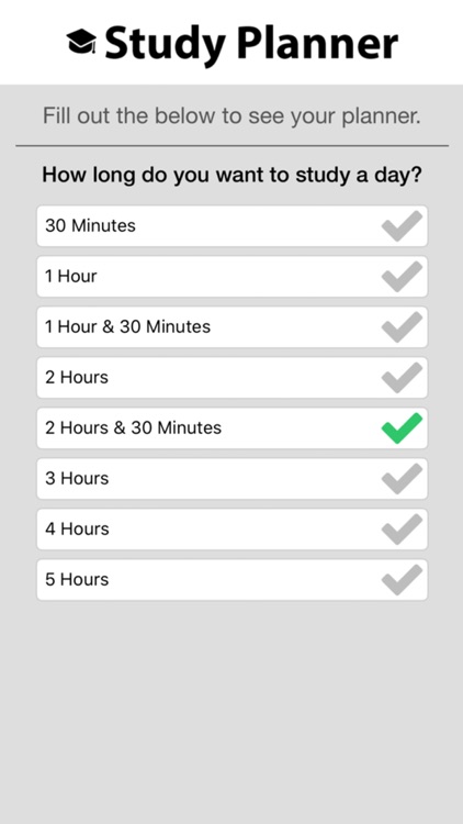 Scroll Study Planner