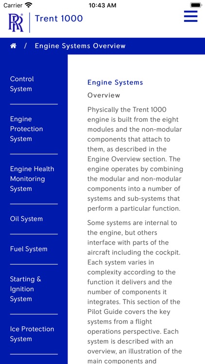 Trent 1000 Pilot Guide