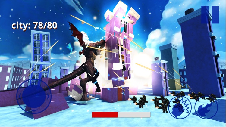 Dragon Vs Crowd - Distructions screenshot-3