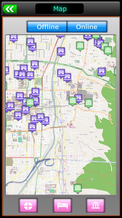 Kyoto Traveller's Map guide screenshot-3