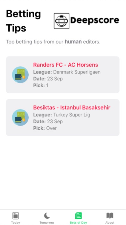 Deepscore - Betting Prediction screenshot-3