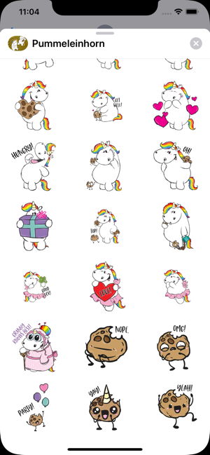 Pummeleinhorn Unicorn Stickers(圖3)-速報App