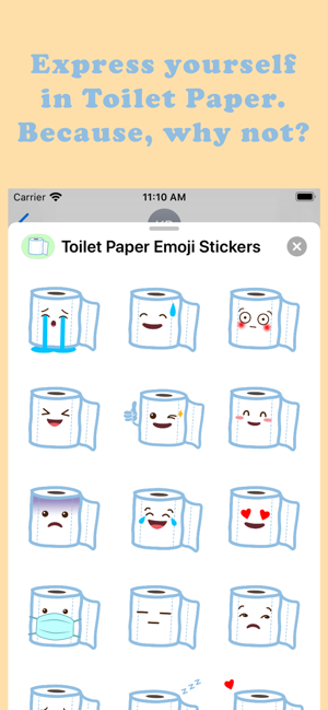 Toilet Paper Emoji Stickers(圖3)-速報App