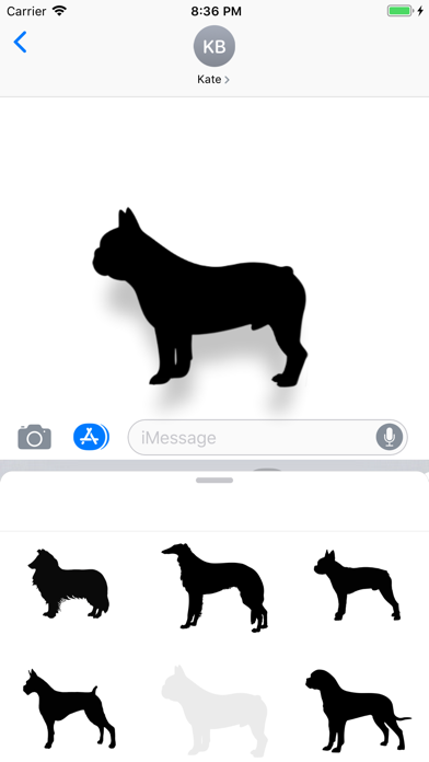 Dog Silhouettes Stickers screenshot 4