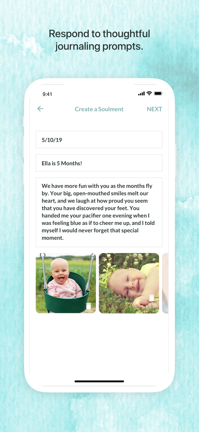 Soulments Memories Journal