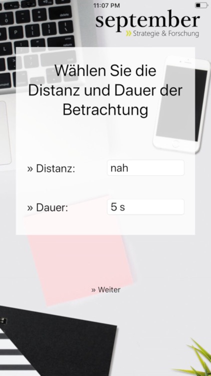 september Perception App