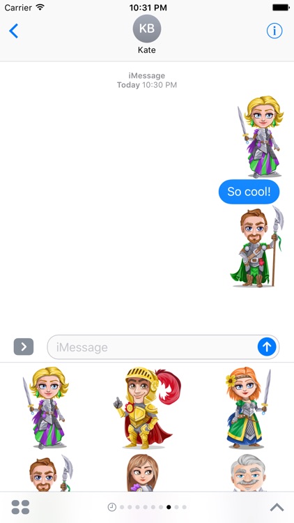 Medieval Warrior Sticker