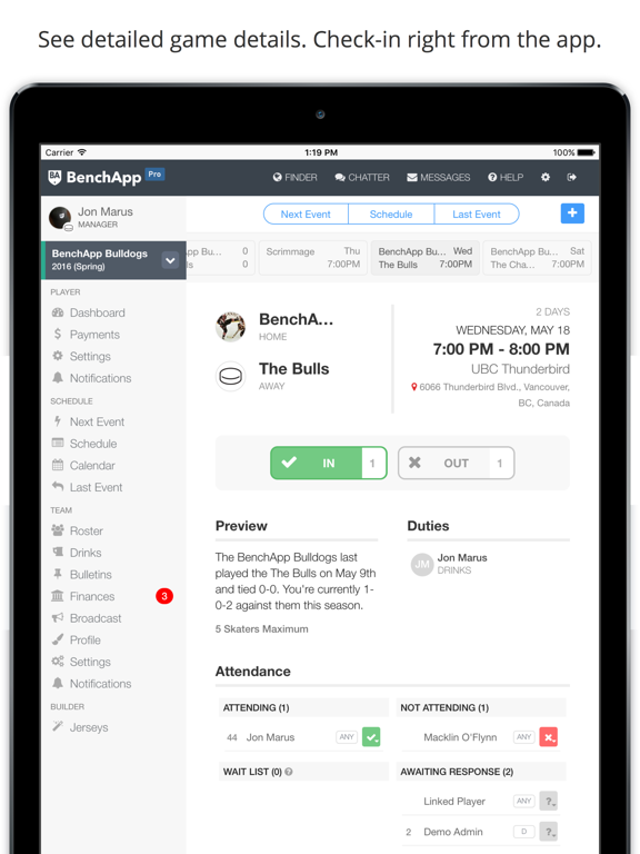 BenchApp screenshot