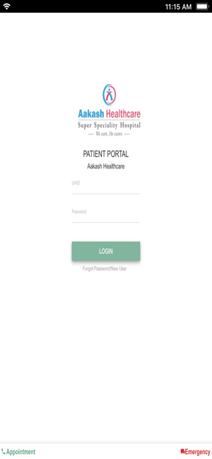 Aakash Patient Portal