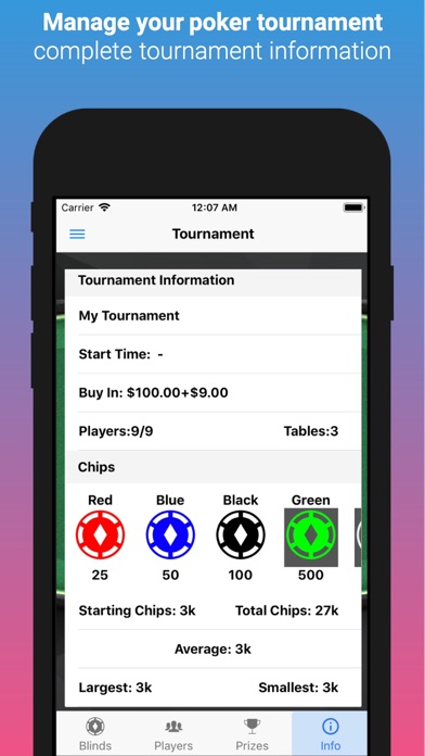 Poker Tournaments Manager screenshot 4