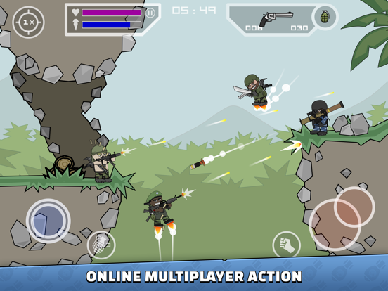 Mini Militia - Doodle Army 2 на iPad