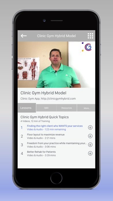 Clinic Gym App screenshot 2