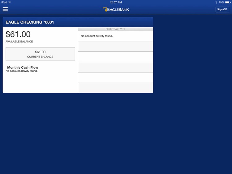 EagleBank for iPad