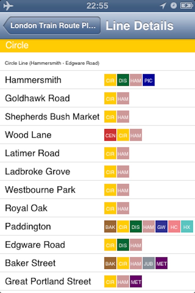 London Train Route Planner screenshot 3