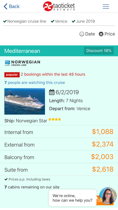 Ticketncl - Cruises screenshot 2