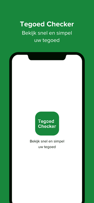 Tegoed Checker