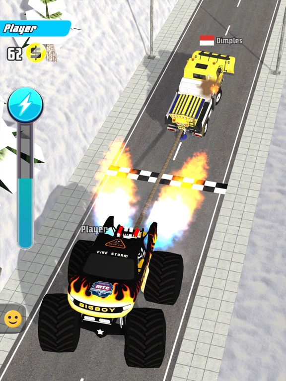iPad Image of Trucks Tug Of War