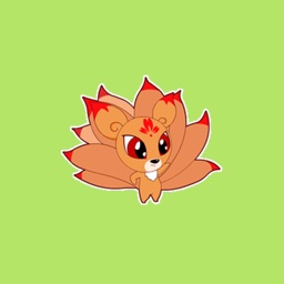 Nine Tailed Fox Stickers