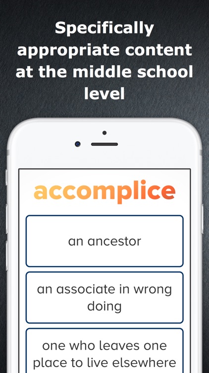 Middle School Vocab Challenge screenshot-3