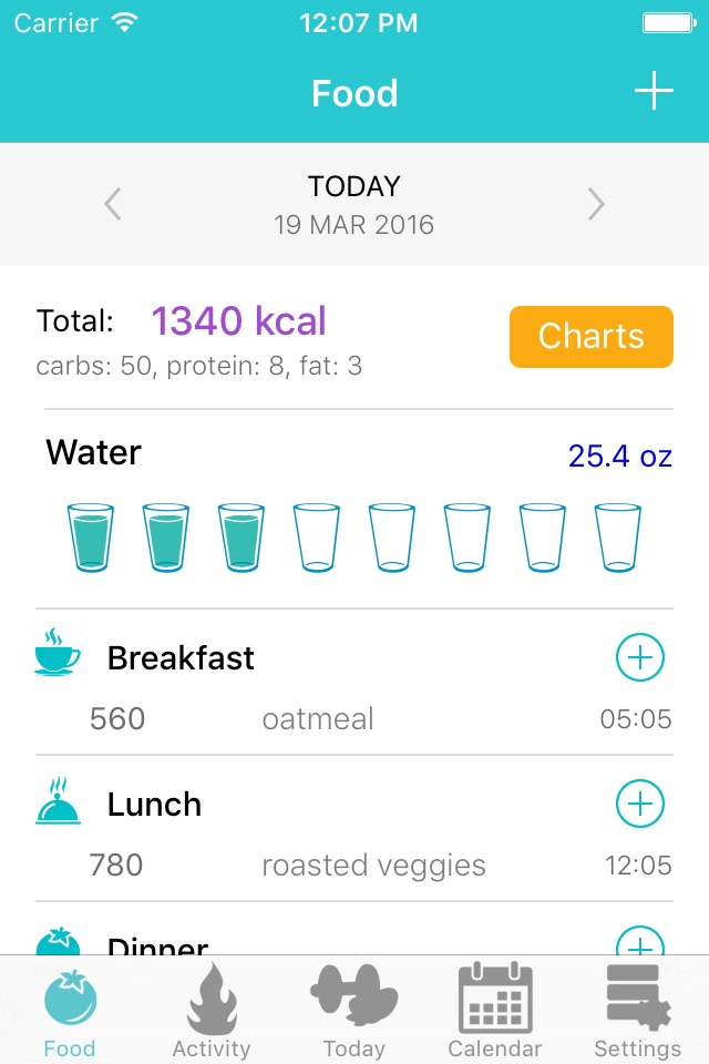 Diet Organizer screenshot 2