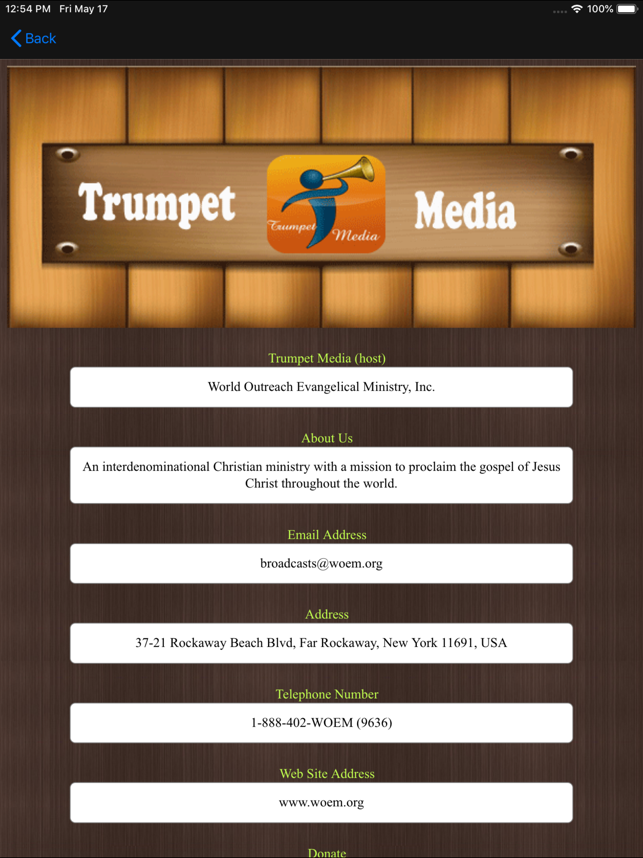 Trumpet Media for iPad