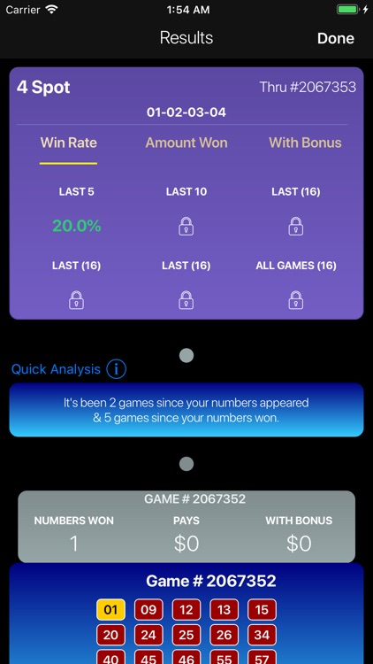 Keno Pro: Scan Lottery Tickets screenshot-6