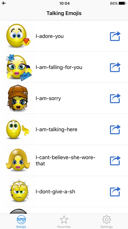 Talking Emojis for Texting
