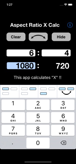 Aspect Ratio X Calc