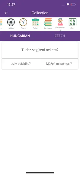 Game screenshot Hungarian Czech Dictionary hack