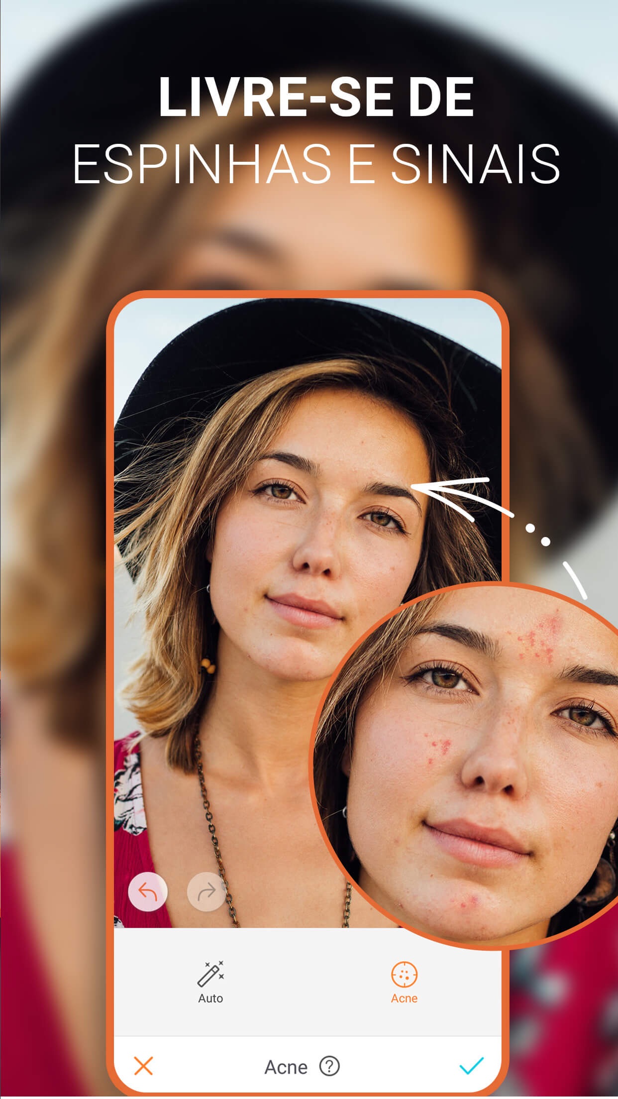 Screenshot do app AirBrush - Editor de fotos