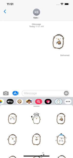 Hedgie the Hedgehog Stickers