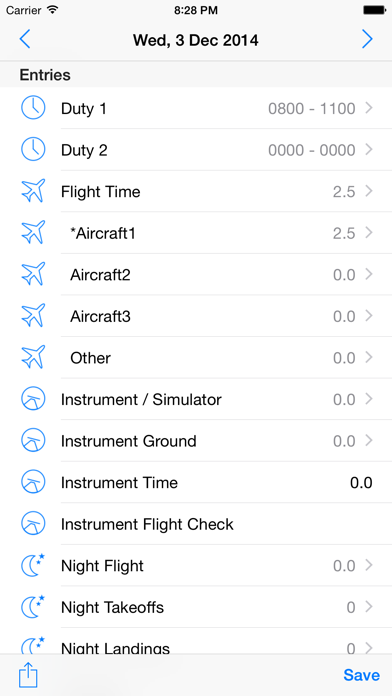 How to cancel & delete Duty & Flight Times from iphone & ipad 1