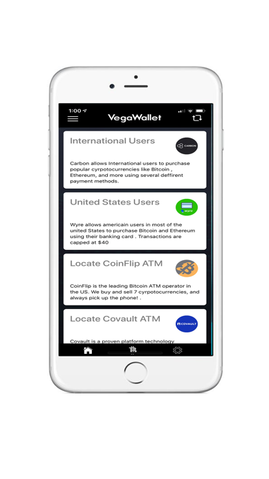 VegaWallet screenshot 2