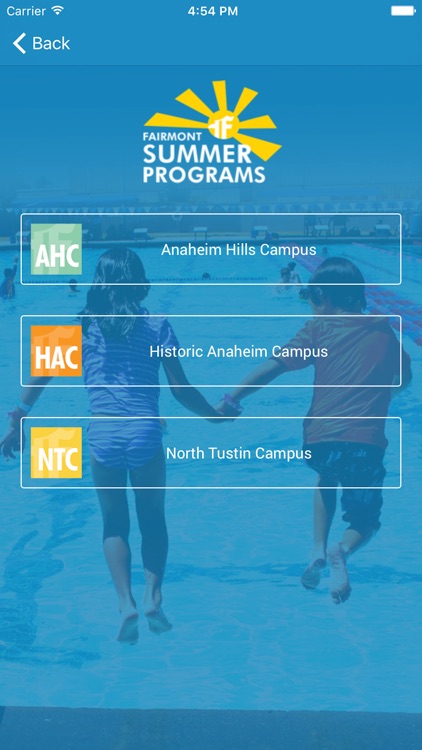 Fairmont Summer Programs