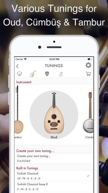 Oud, Cümbüş & Tanbur Tuner