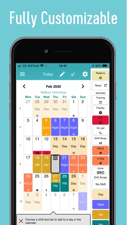 My Shift Planner - Calendar screenshot-3