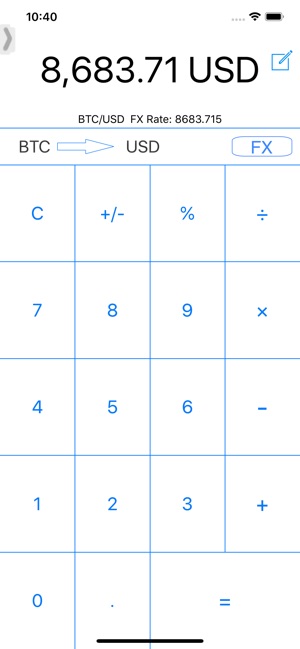 FX Currency Rates Calculator