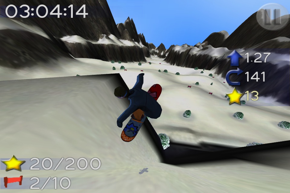 Big Mountain Snowboarding Lite screenshot 3