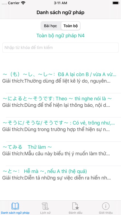 JLPT Ngữ Pháp N4 screenshot-3