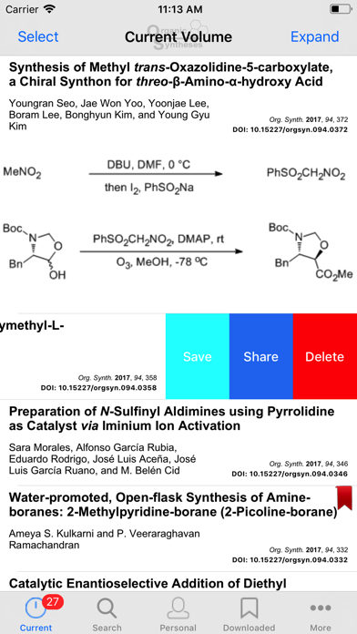 How to cancel & delete Organic Syntheses from iphone & ipad 2