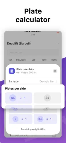 Captura de Pantalla 2 Bolt - Workout Tracker Gym Log iphone