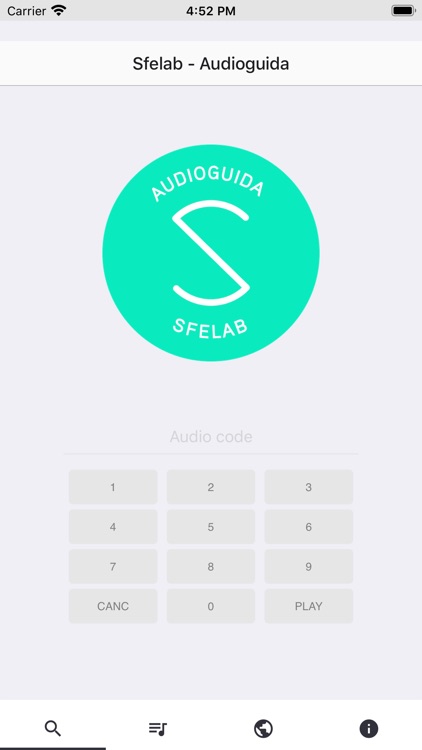 Audioguida Sfelab