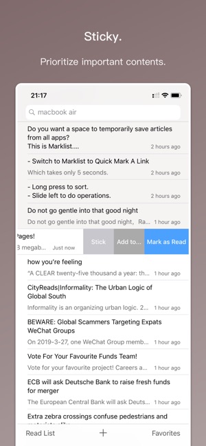 Marklist - Read Later and Note(圖6)-速報App