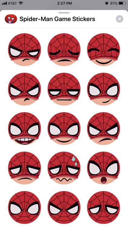 Spider-Man Game Stickers