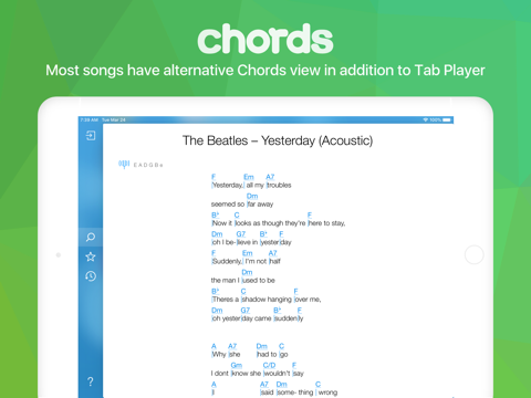 Songsterr Tabs & Chords - náhled
